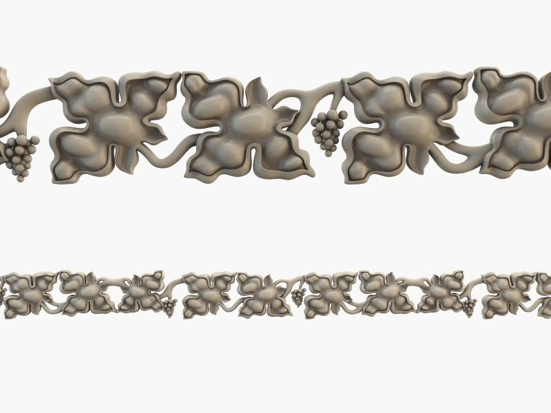gothic moulding cnc 3D Model .c4d .max .obj .3ds .fbx .stl .blend 