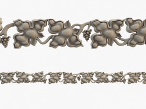 gothic moulding cnc 3D Model