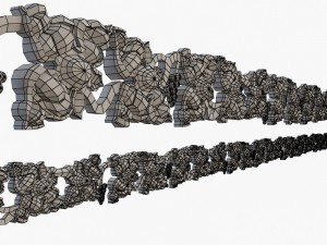 gothic moulding cnc 3D Model