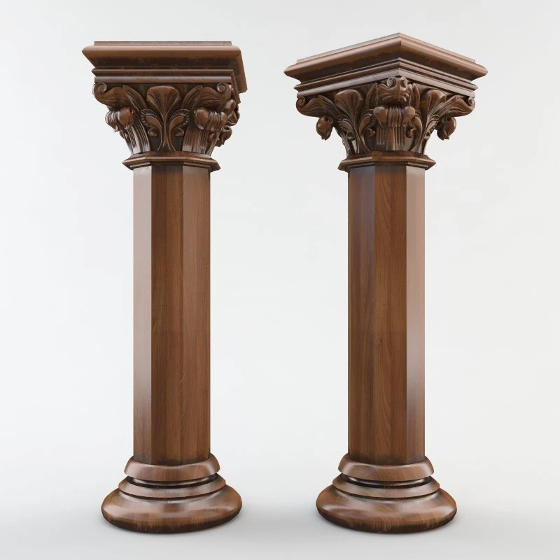 gothic column cnc 3D Model .c4d .max .obj .3ds .fbx .stl .blend