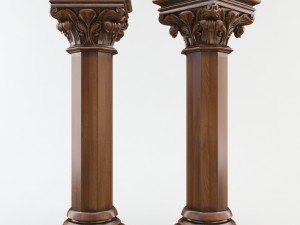 gothic column cnc 3D Model