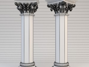 gothic column cnc Modelo 3D