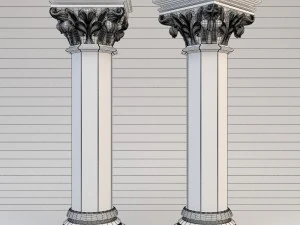 gothic column cnc 3D Model
