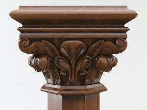 gothic column cnc 3D Model