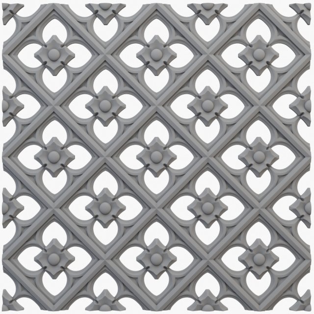 gothic pattern cnc 3D Принт Модель .c4d .max .obj .3ds .fbx .stl .blend 