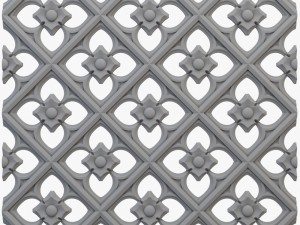 gothic pattern cnc 3Dプリントモデル