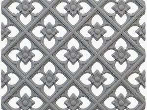 哥特式图案数控 3D 打印模型