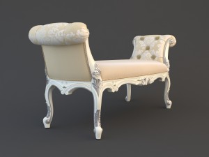 classical banquette 3D 模型