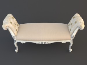 classical banquette 3D 模型