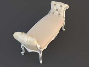 classical banquette 3D 模型