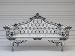 wedding sofa cnc 3D Model
