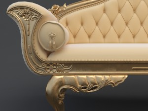 wedding sofa cnc 3D Model