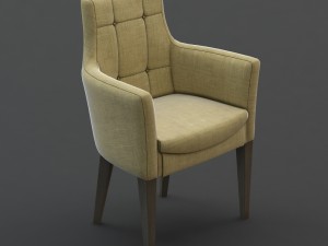 nina armchair 3D 模型