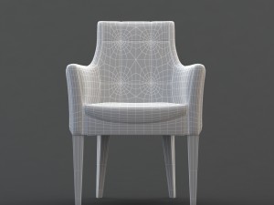 nina armchair 3D 模型