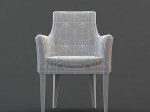 nina armchair 3D 模型
