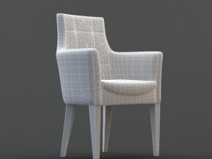 nina armchair 3D 模型