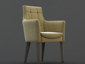 nina armchair 3D 模型