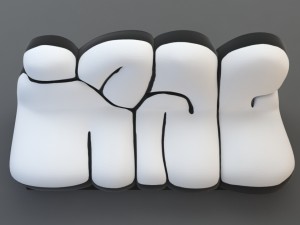 sofa graffiti 3D मॉडल
