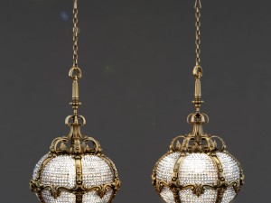 palace hotel chandelier Model 3D