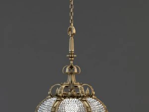 palace hotel chandelier 3D Model