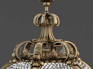 palace hotel chandelier 3D Model