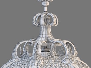 palace hotel chandelier 3D Модель