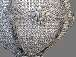 palace hotel chandelier 3D Модель
