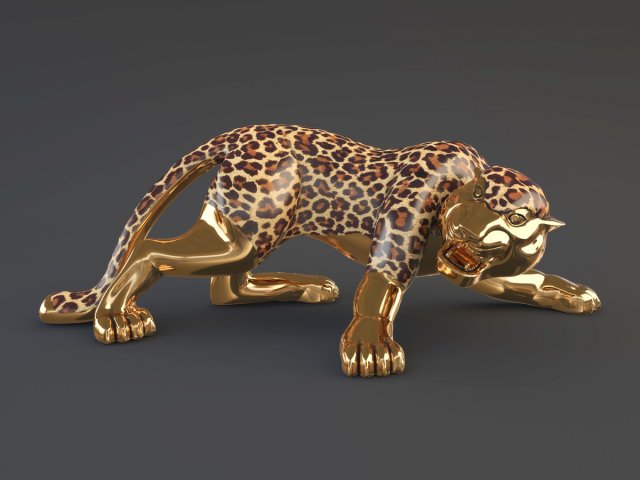panter Modelo 3D .c4d .max .obj .3ds .fbx .stl .blend 