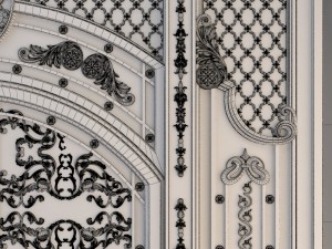 classic door 3D-Modell