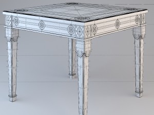 table Modelo 3D