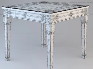 테이블 3D 모델