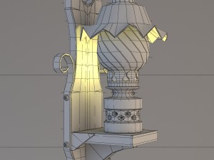 kerosene lamp Modello 3D
