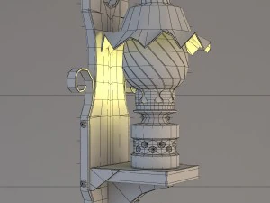 kerosene lamp 3D Model