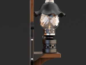 kerosene lamp Modello 3D