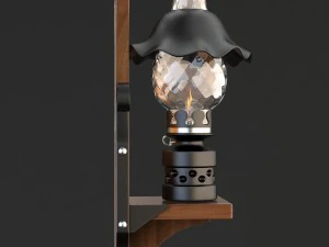 kerosene lamp 3D Model