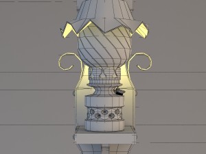 kerosene lamp Modello 3D