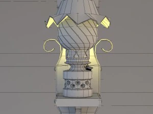 kerosene lamp 3D Model