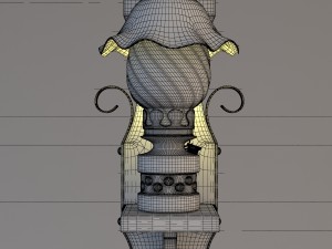 kerosene lamp Modello 3D