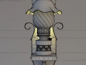 kerosene lamp 3D Model