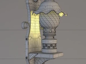 kerosene lamp 3D Model