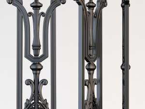 iron baluster Model Cetak 3D