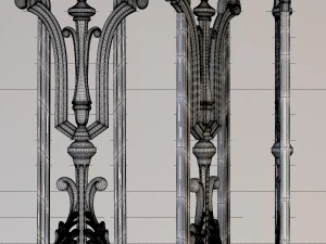 iron baluster 3D Print Model