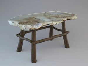 table of juniper 3D Model