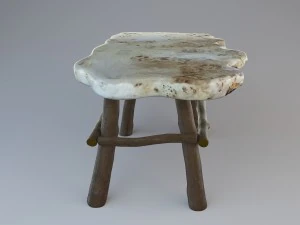table of juniper 3D Model