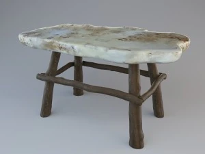 table of juniper 3D Model