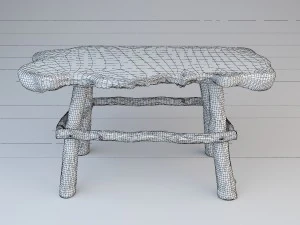 table of juniper 3D Model