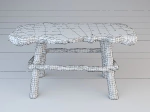 table of juniper 3D Model