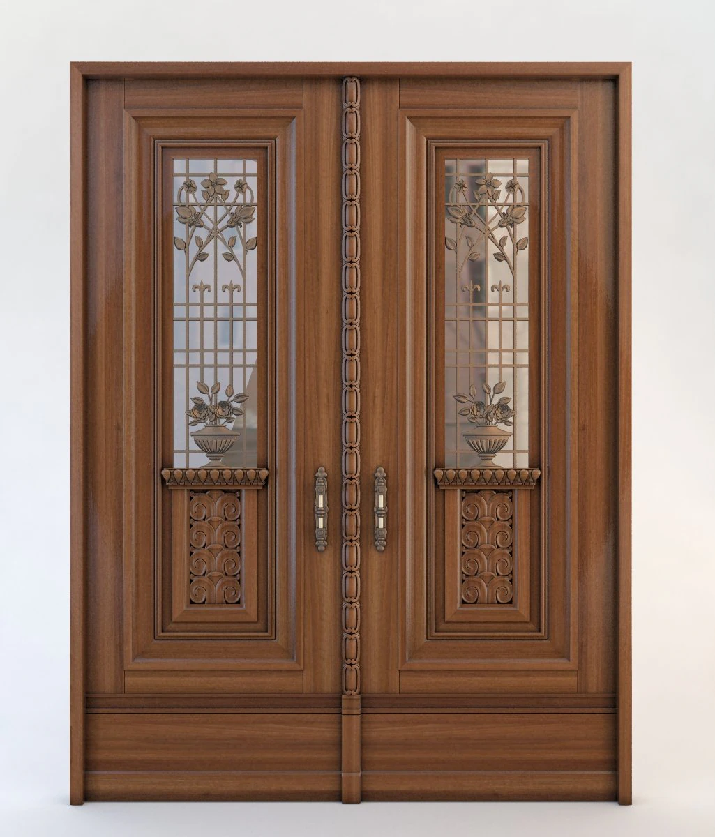 classic doors 3D Model .c4d .max .obj .3ds .fbx .stl .blend 