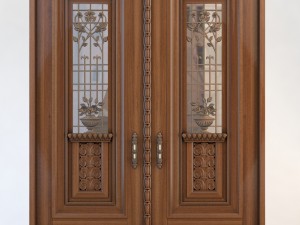 classic doors Model 3D