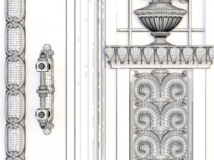 classic doors 3D Модель